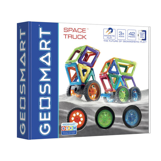 Joc magnetic Geo Smart, Space Truck, Camionul spatial, 42 piese, Smart Games