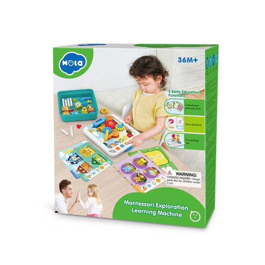Masina de invatare si explorare montessori, Jucarii Bebe - Publisol.ro
