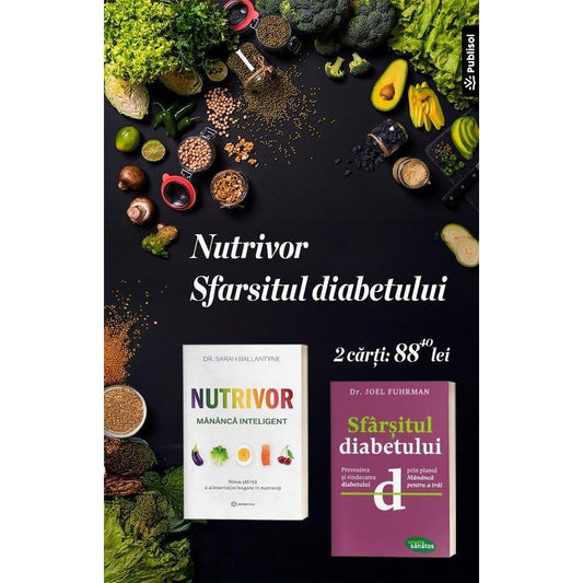 Pachet 2 Carti: Nutrivor + Sfarsitul diabetului - Publisol.ro