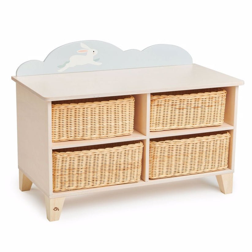 Unitatea de depozitarea a iepurasilor, din lemn premium - Tender Leaf Toys - Publisol.ro